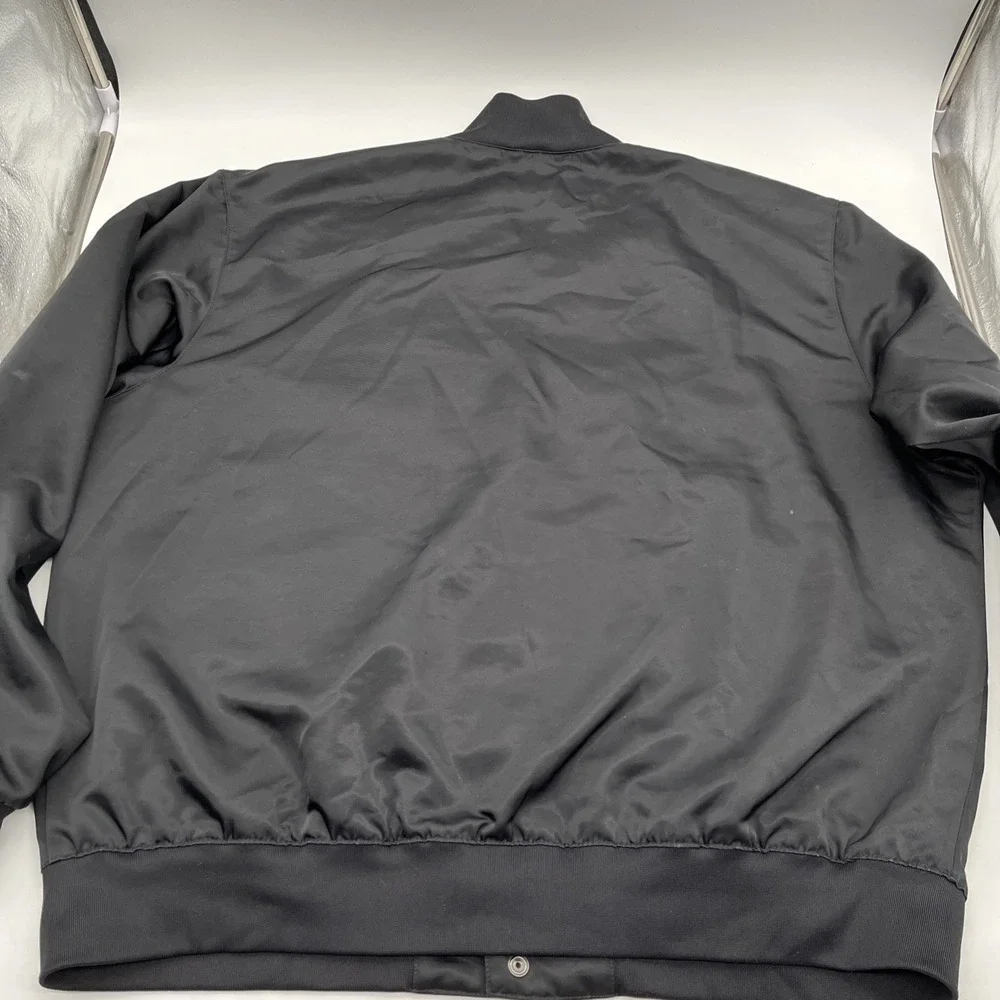 Nike‎ Jordan Script Varsity Bomber Jacket Black XL Jumpman FN4659-010